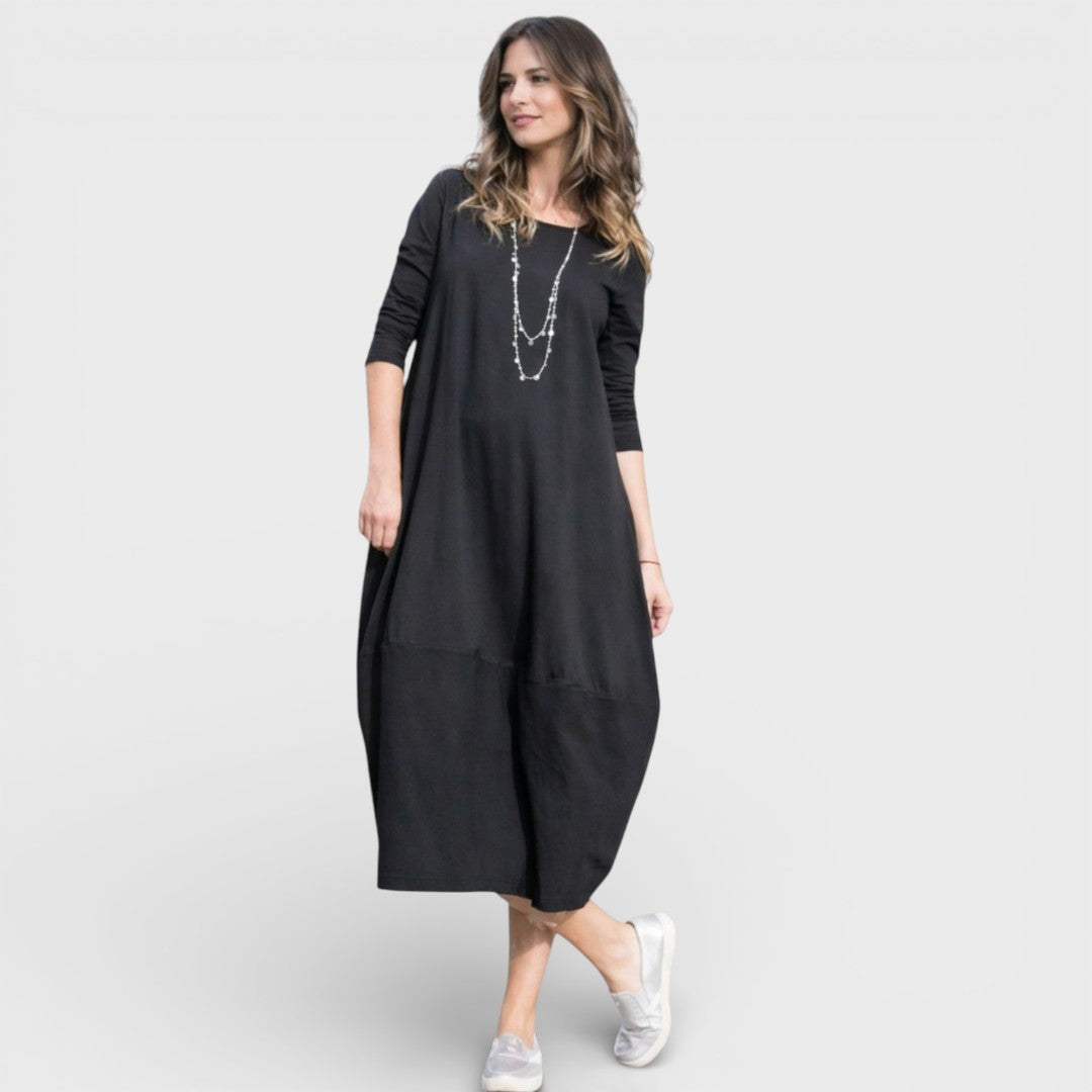 Marlena – Elegantní volné šaty s nadčasovým střihem