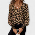 Stylová blůza s leopardím vzorem