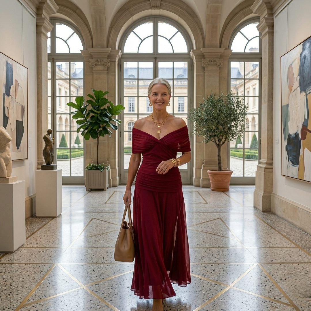 Diana | Maxi šaty s výstřihem