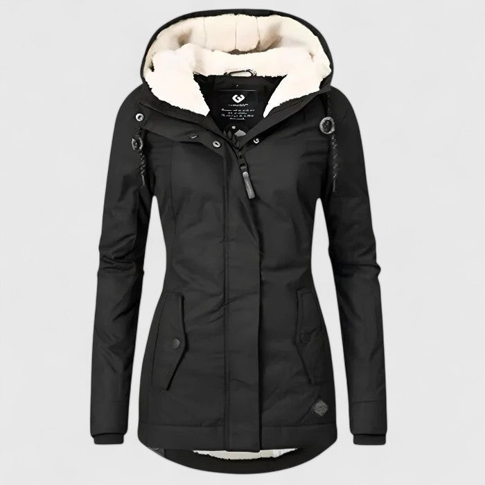 Penelope™ | Nepromokavá parka s kapucí a fleecovou podšívkou