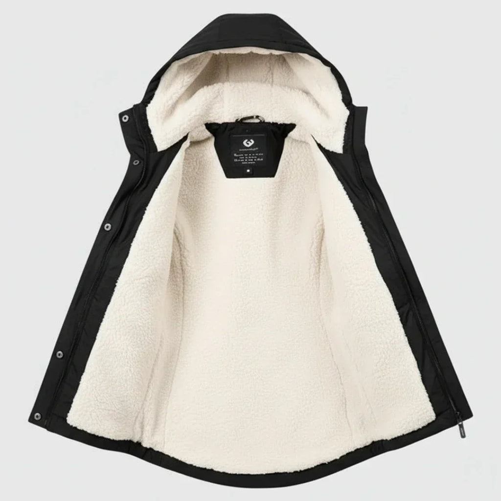 Penelope™ | Nepromokavá parka s kapucí a fleecovou podšívkou