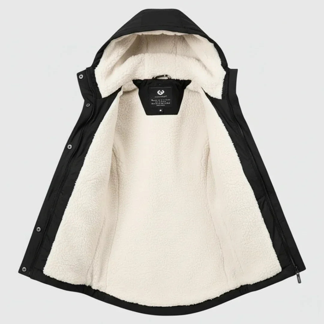 Penelope™ | Nepromokavá parka s kapucí a fleecovou podšívkou
